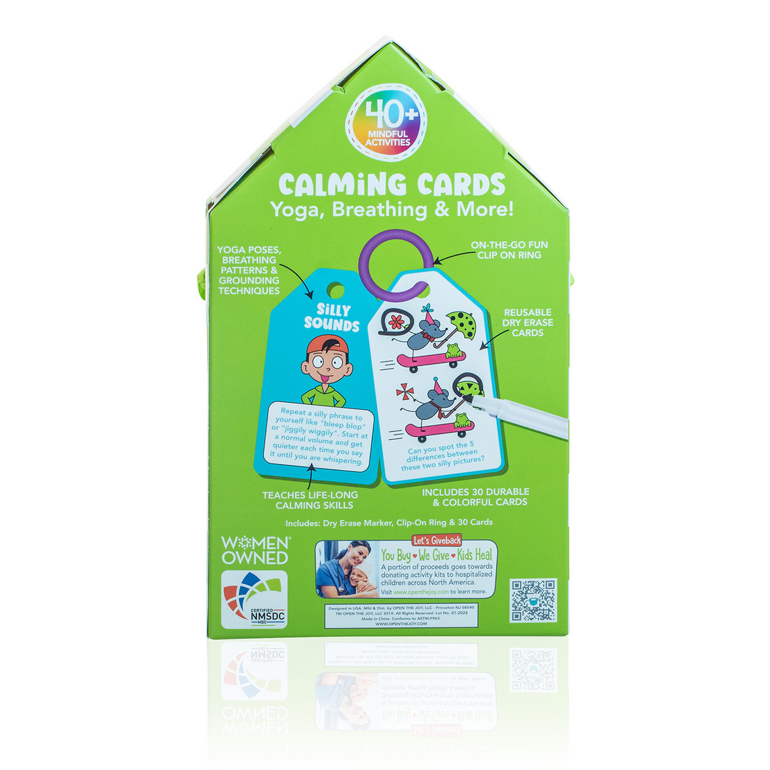 Dry Erase Flash Cards - Calming Cards