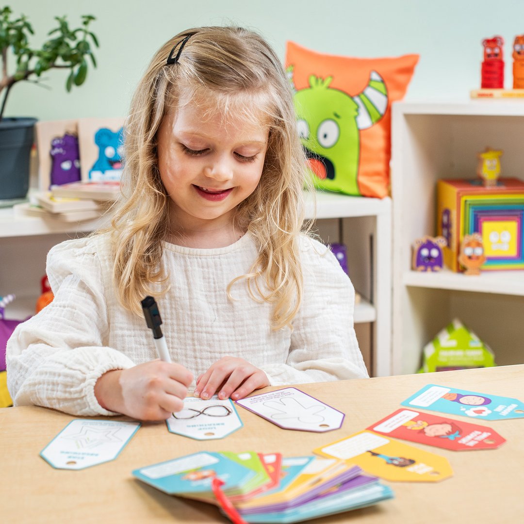 Dry Erase Flash Cards - Calming Cards