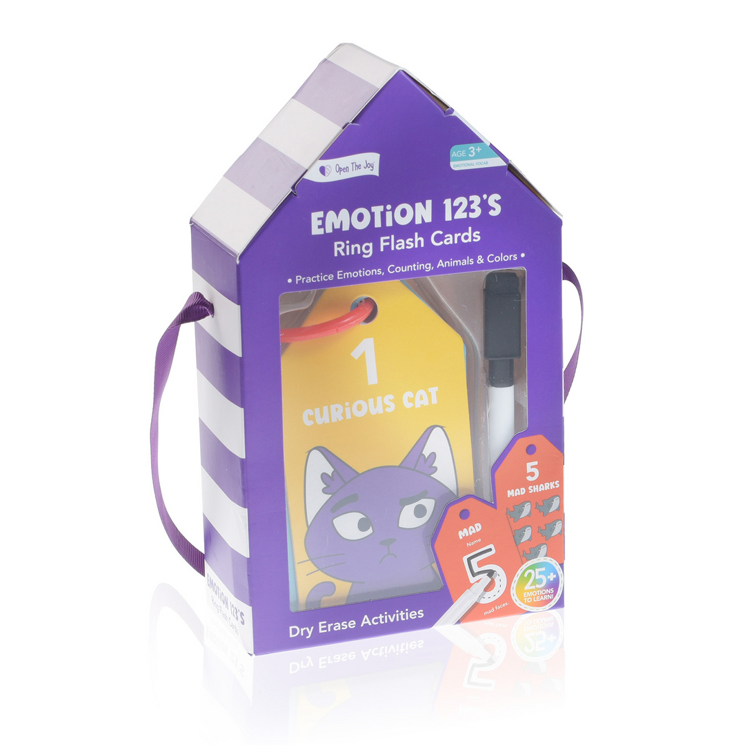 Dry Erase Flash Cards - 123 Emotions