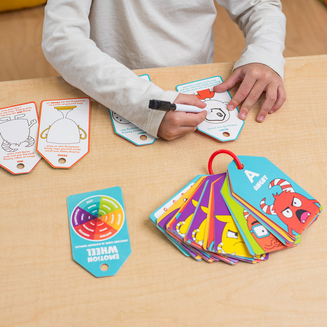 Dry Erase Flash Cards - ABC Emotions