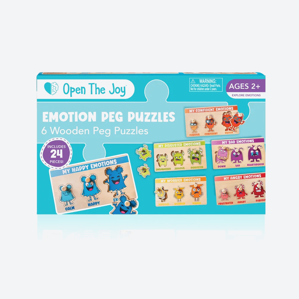 My Emotion Levels Peg Puzzles – Open the Joy