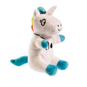 Open the Joy's Doc Ollie Stuffed animal unicorn with a stethoscope plush