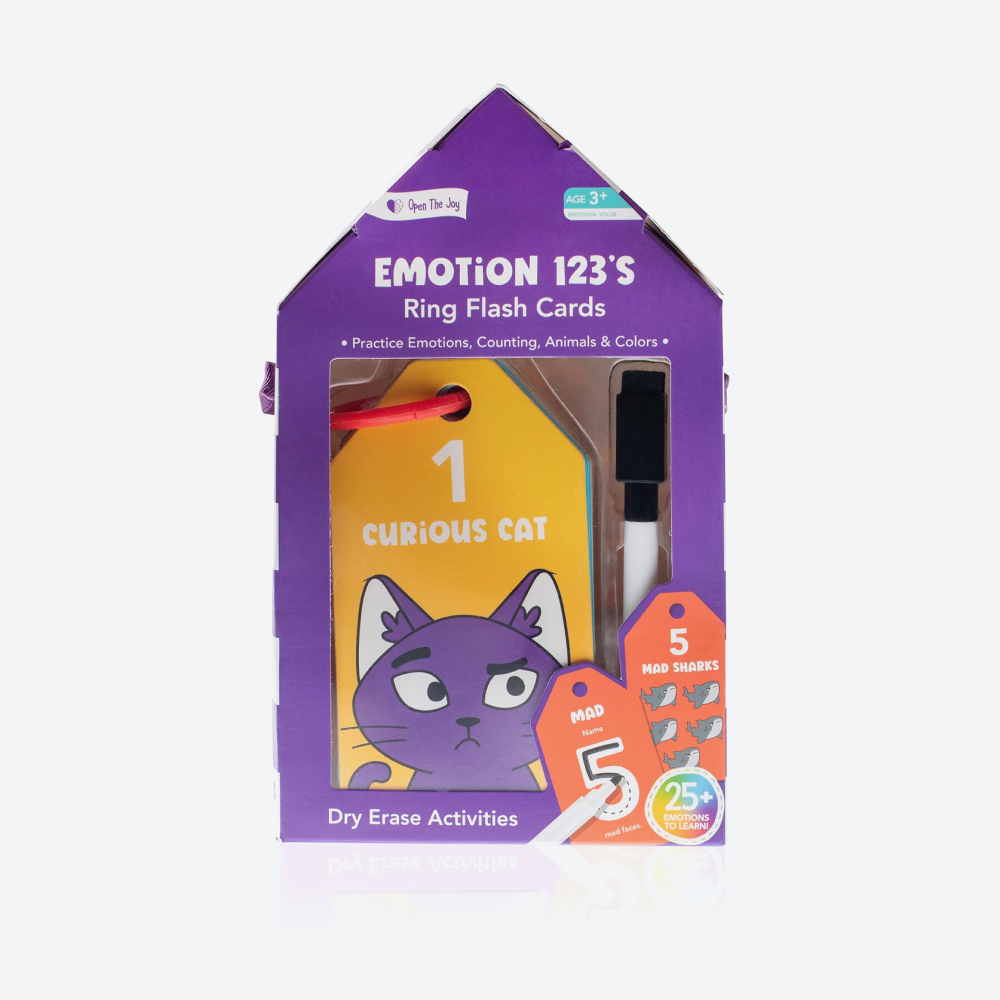 Dry Erase Flash Cards - 123 Emotions