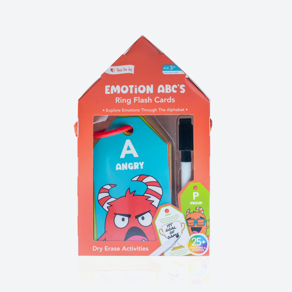 Dry Erase Flash Cards - ABC Emotions