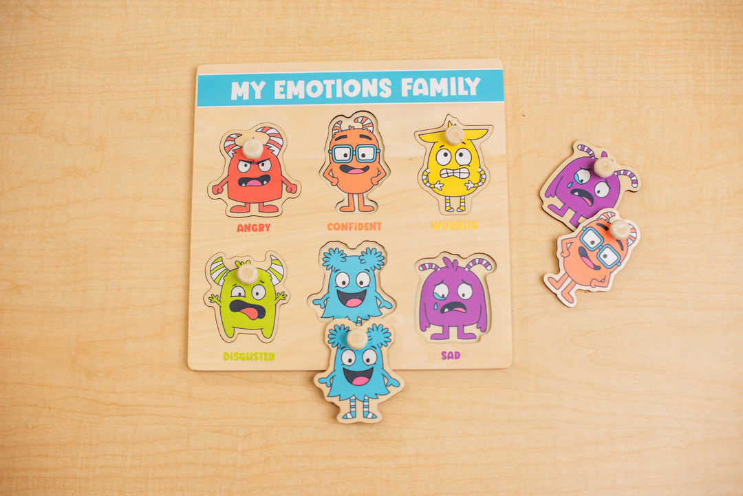 My Emotions Family Peg Puzzle