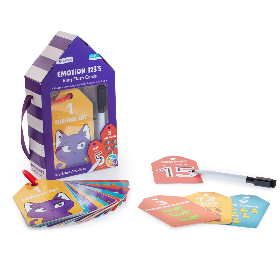 Dry Erase Flash Cards - 123 Emotions