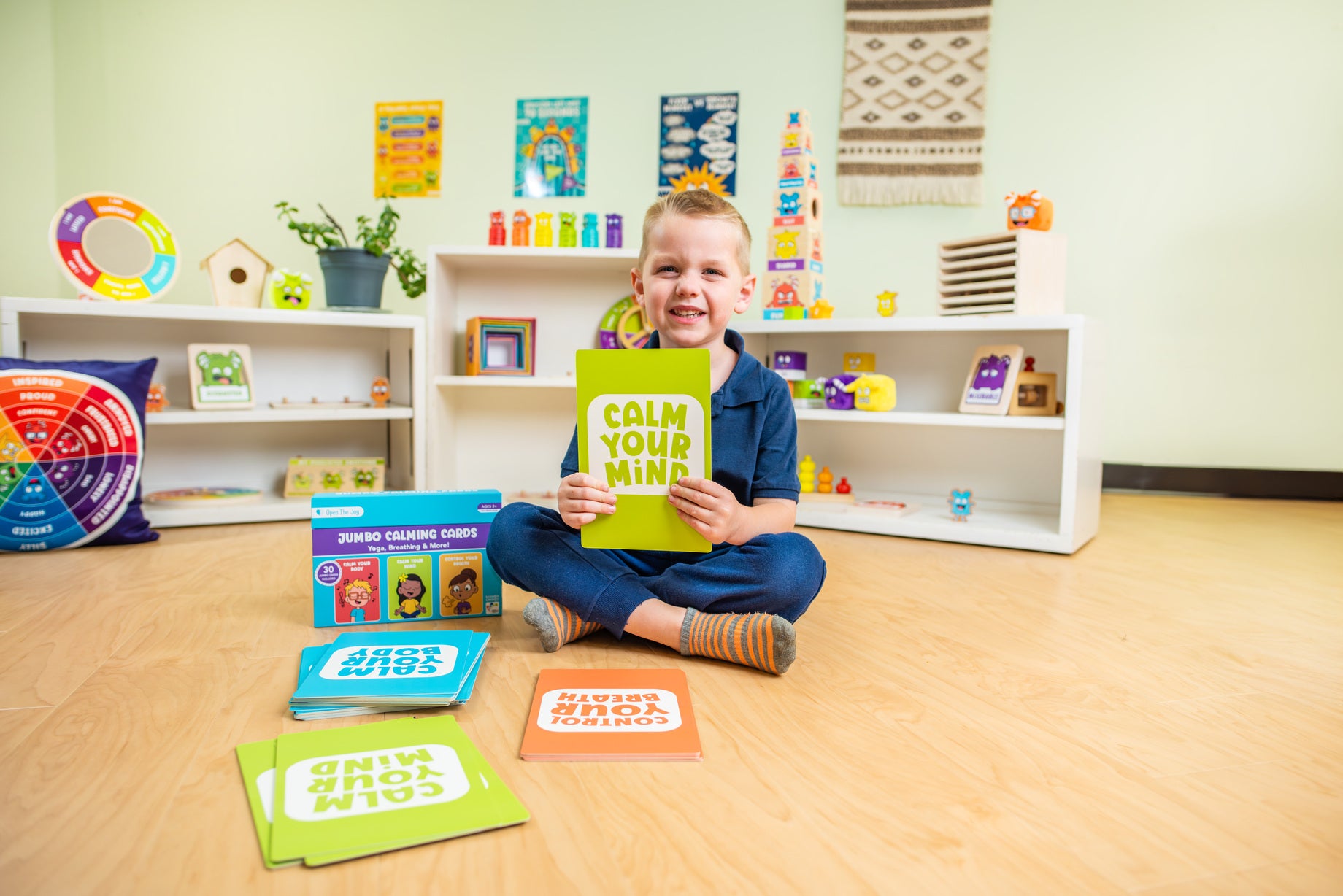 Jumbo Calming Cards – Open the Joy