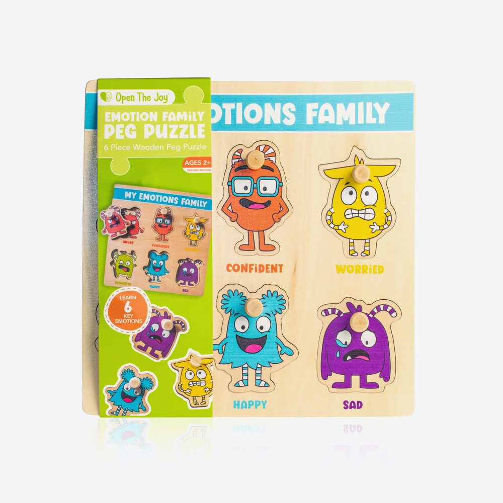 My Emotions Family Peg Puzzle