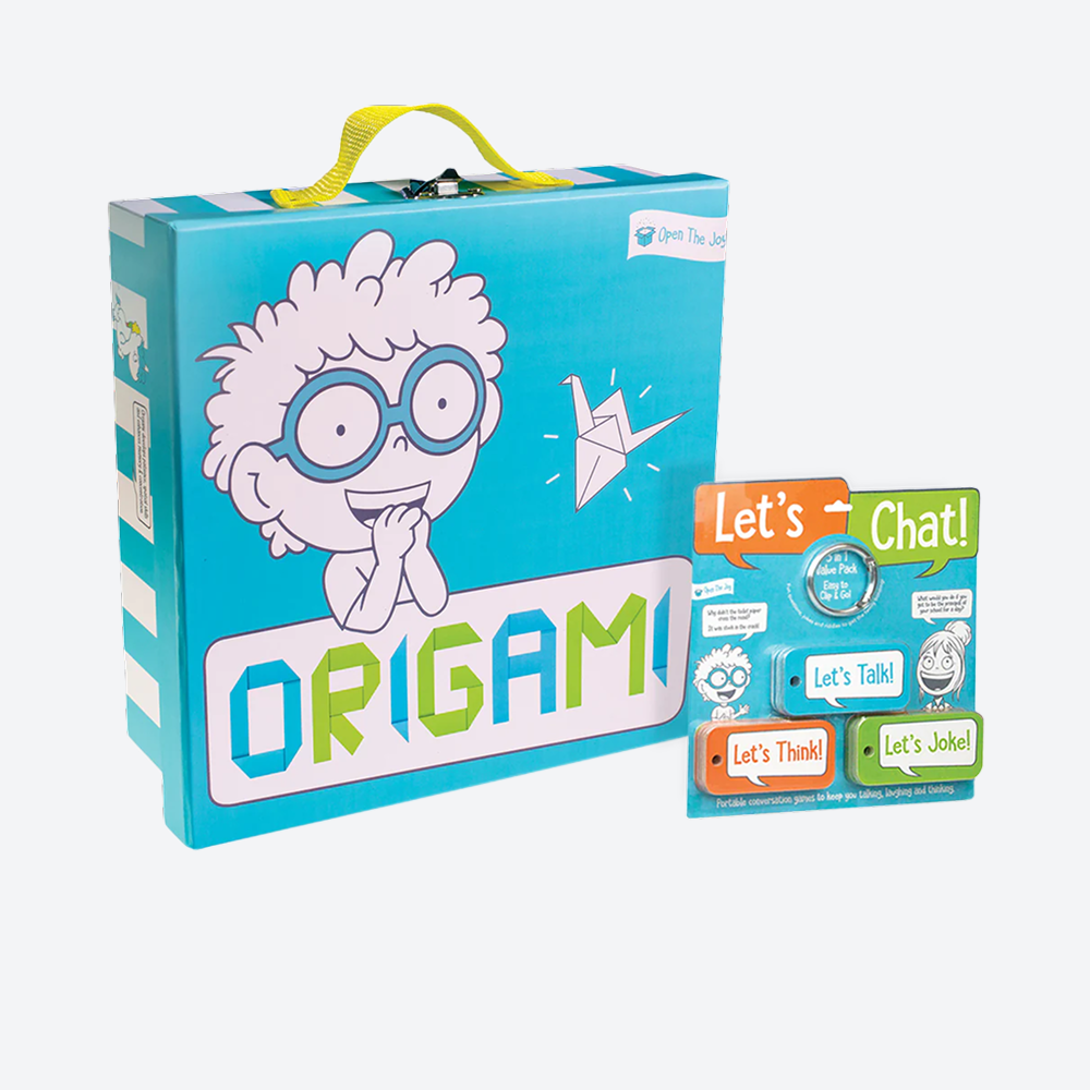 Origami Activity Kit + Free 3 in 1 Conversation Starters – Open the Joy