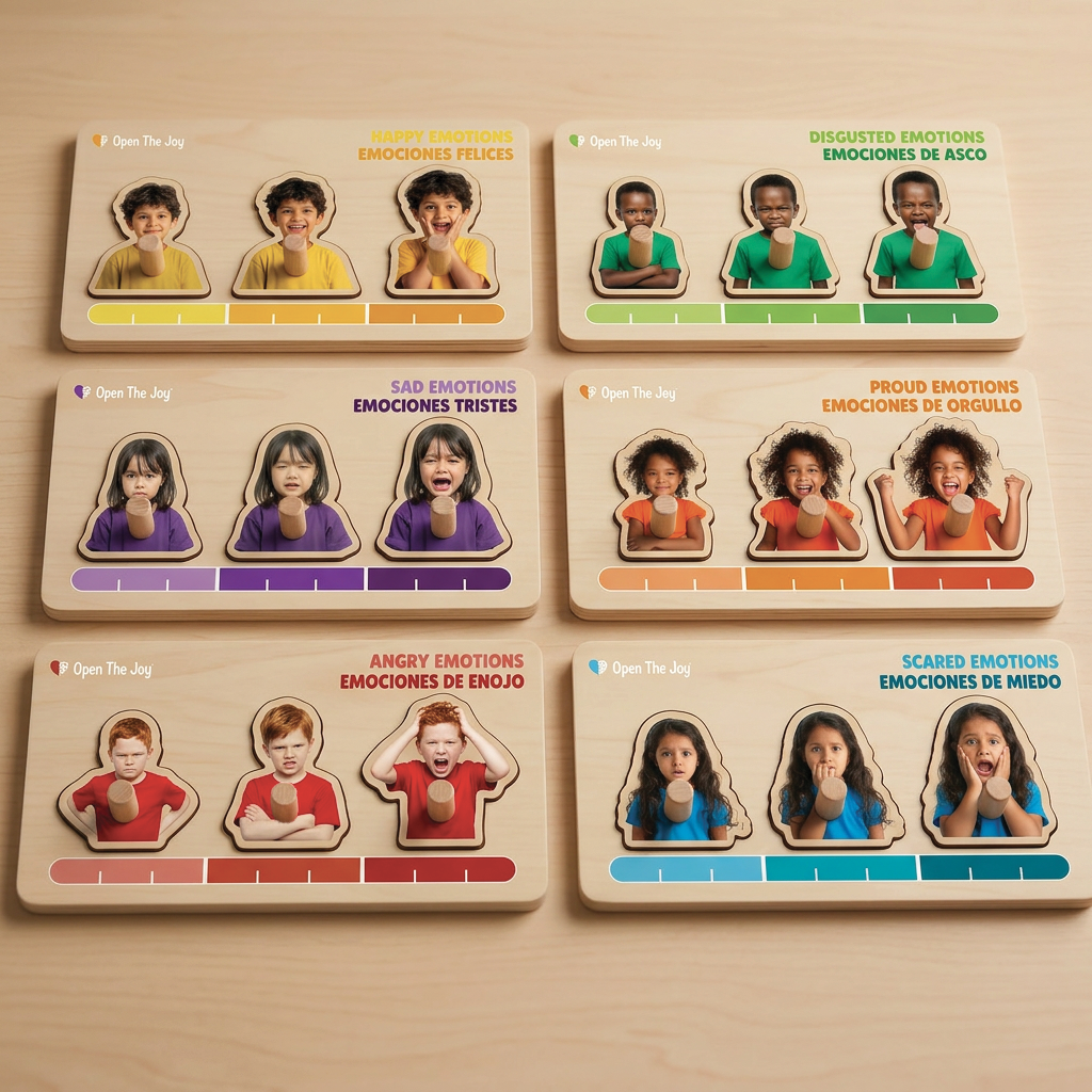 Expressions Three Level Peg Puzzle