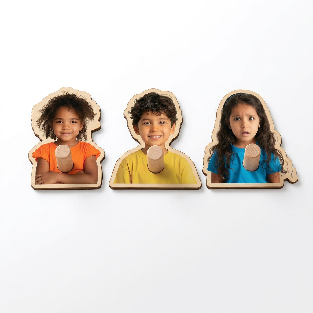 Expressions Three Level Peg Puzzle