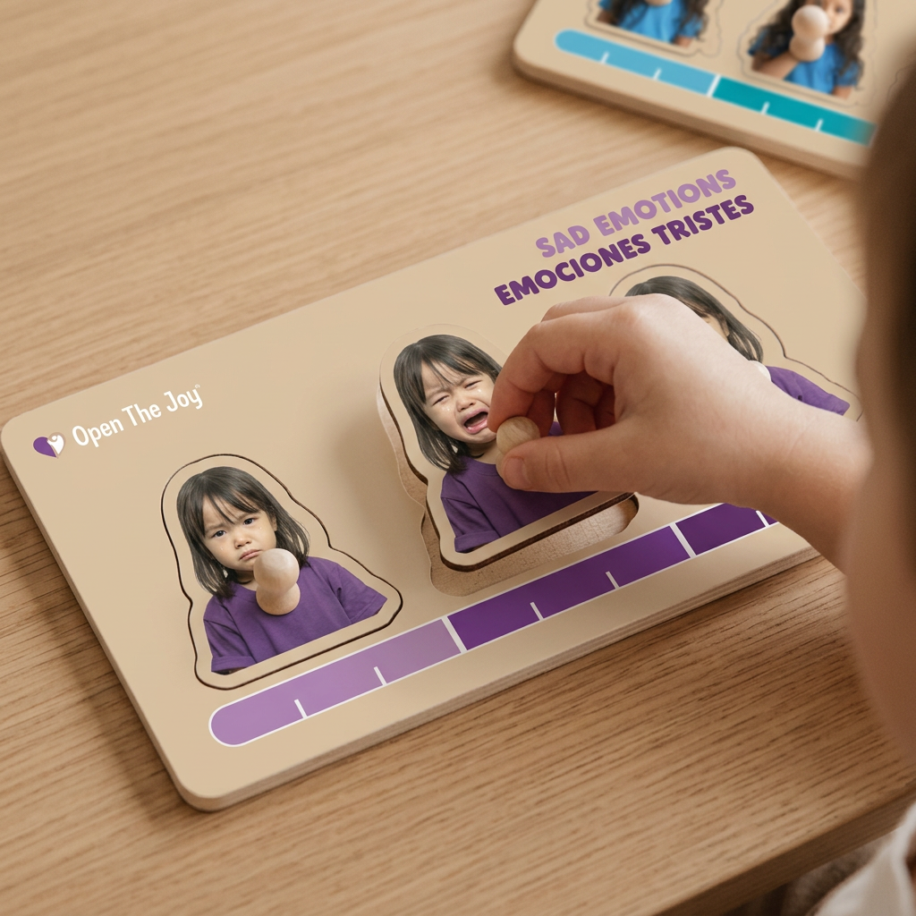 Expressions Three Level Peg Puzzle