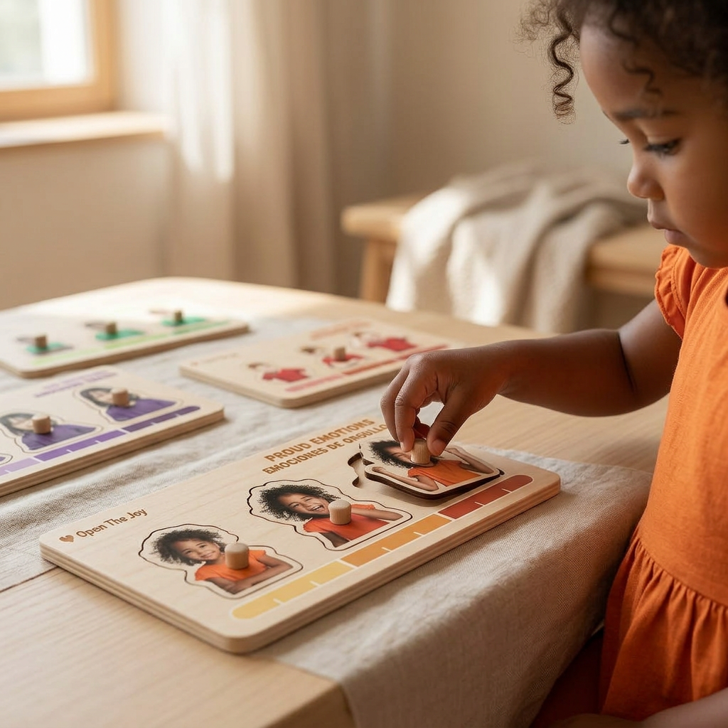 Expressions Three Level Peg Puzzle