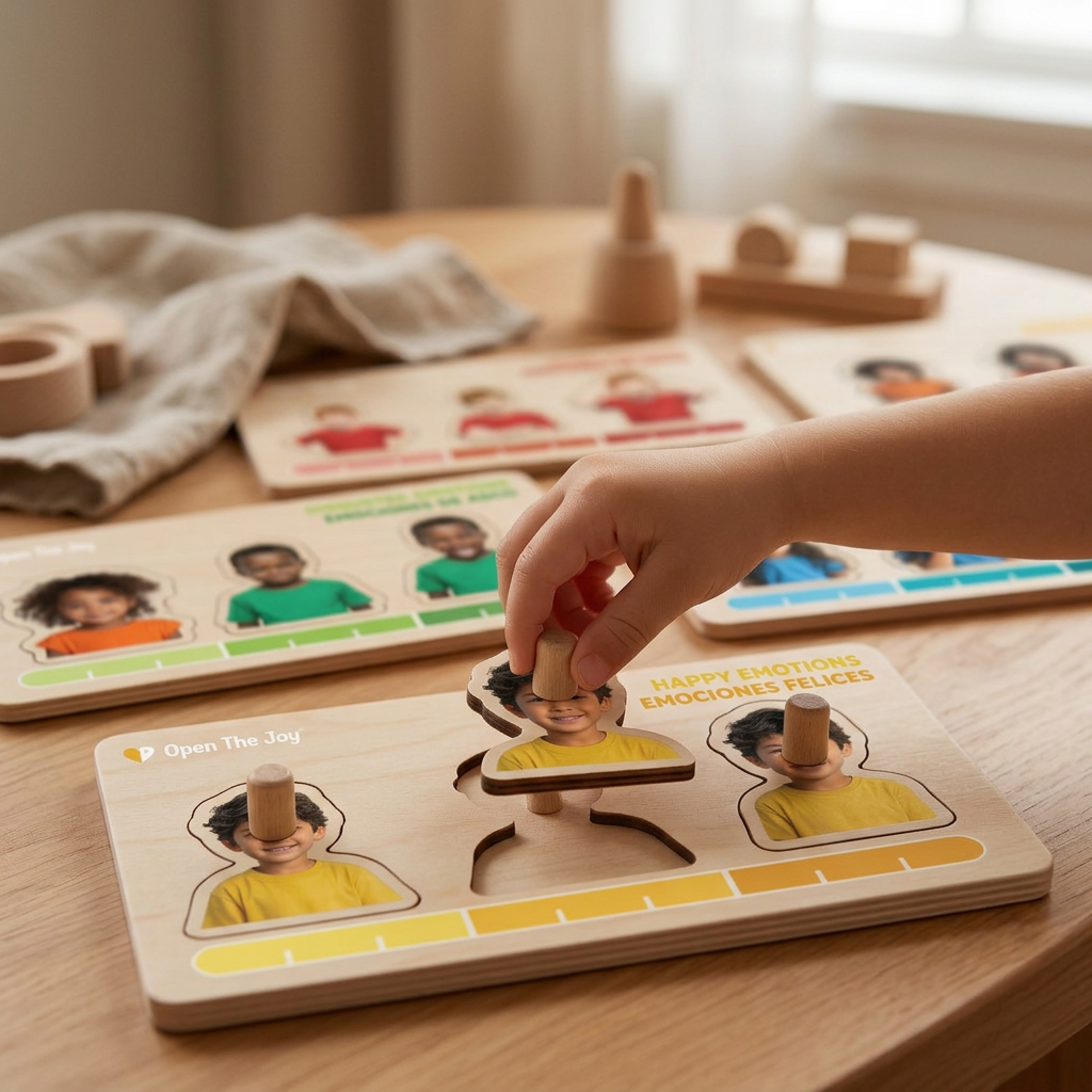 Expressions Three Level Peg Puzzle