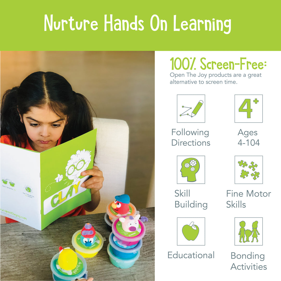 Clay Activity Kit + Free 3 in 1 Conversation Starters