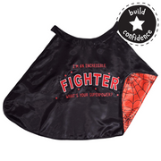 Red and Black Reversible Fighter Cape