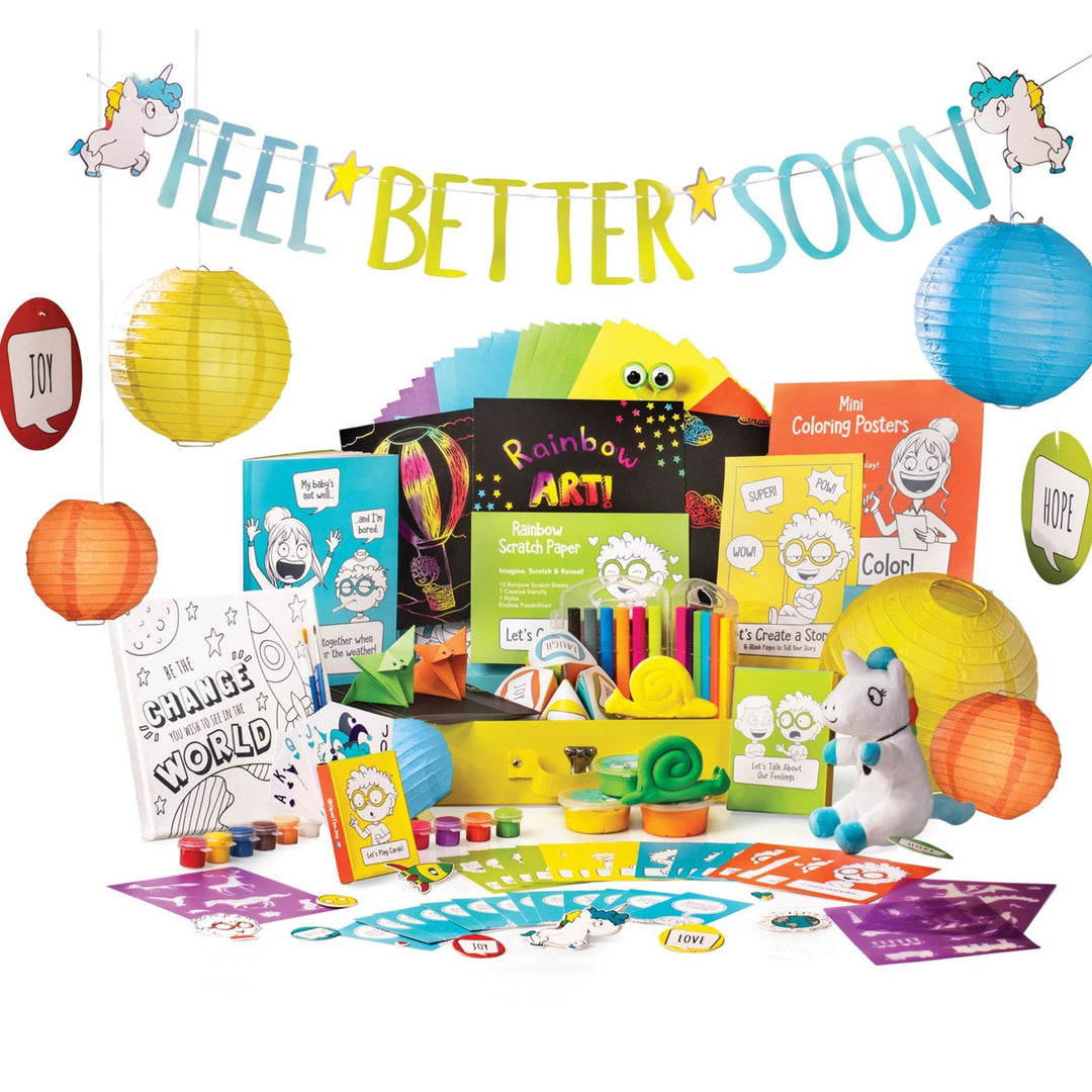 Open the Joy feel better kit open get well soon present